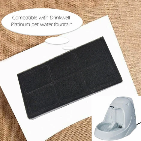 Compatibile Con I Filtri Per Fontana D'acqua Per Gatti Drinkwell Platinum 12 Filtri Di Ricambio (bianco) 6 Compatibile Con I Filtri Per Fontana D'acqua Per Gatti Drinkwell Platinum 12 Filtri Di Ricambio (bianco) - immagine 4