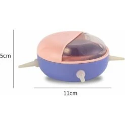 RHAFAYRE Neonato Cucciolo Gattino Alimentatore Per Latte Con Capezzoli Multi-Pet Dispositivo Per Allattamento In Silicone Distributore Di Latte Per Gatti Cani Conigli, Rosa -Cibi per gatti Italia 82862043 4