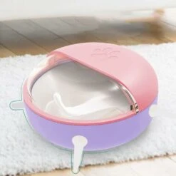 RHAFAYRE Neonato Cucciolo Gattino Alimentatore Per Latte Con Capezzoli Multi-Pet Dispositivo Per Allattamento In Silicone Distributore Di Latte Per Gatti Cani Conigli, Rosa -Cibi per gatti Italia 82862043 5