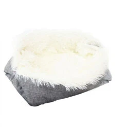 Tappetino Per Letto Pieghevole Convertibile Per Animali Domestici Coperta Trapuntata Trapuntata In Peluche Cuscino Per Coccole Letto Comodo Nido Per Animali Domestici Per Cuccioli Di Gatto-gattino Di