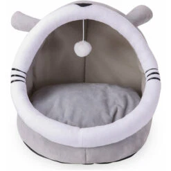Cat Cave Cat Bed Pet Cave Letto Per Gatti Piccoli Animali Domestici (grigio, Grigio M)