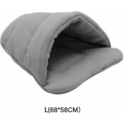 Sacco A Pelo Per Cuccioli Di Gatto, Morbido E Caldo, Cuccia Per Cani, Nido Per Animali Domestici, Cuccia Per Cani, Cuscino Per Dormire Per Animali Domestici (grigio, L) -Cibi per gatti Italia 83708954 4
