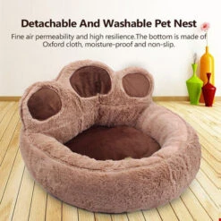 Morbido Divano Per Animali Domestici Comodo Lettino Per Animali Domestici Tappetino Per Cani E Gatti Letto Per Animali Domestici Nido Per Animali Domestici Lavabile (Beige, S) -Cibi per gatti Italia 83708976 2