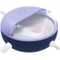 RHAFAYRE Alimentatore Per Capezzoli Per Animali Domestici 180 Ml Custodia Protettiva Dispositivo Per Allattamento In Silicone (viola)