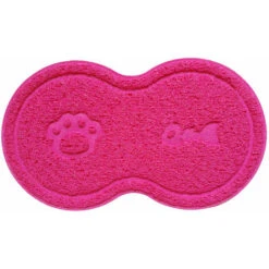 Coperte Tappetino Per Lettiera Per Gatti A Forma Di 8 46 X 26 Cm (rosa Rossa)