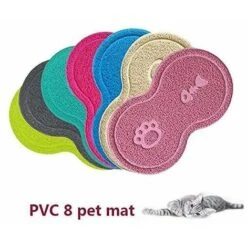 Toilet Houses Tappetino Per Lettiera Per Gatti 4526cm Tappetino Antiscivolo Impermeabile Per Gatti, Tappetino Per Lettiera Per Gatti Tappetino Per Lettiera Antiscivolo Per Animali Domestici Facile Da -Cibi per gatti Italia 85910671 5