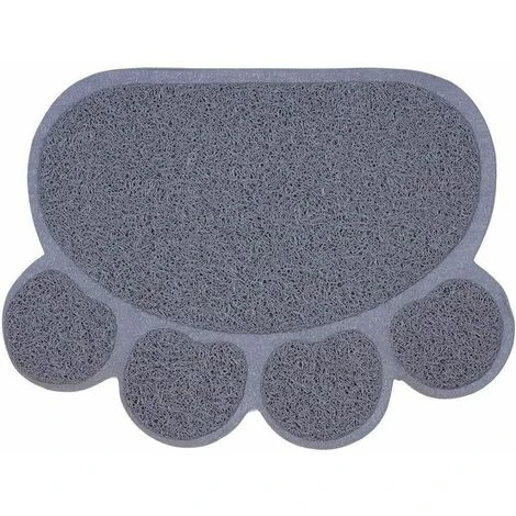 Tappetino Per Lettiera Per Gatti Tappetino Per Cibo Ciotola Per Cibo Tappetino Per La Pulizia 30 40 Cm (grigio) 4 Tappetino Per Lettiera Per Gatti Tappetino Per Cibo Ciotola Per Cibo Tappetino Per La Pulizia 30 40 Cm (grigio) - immagine 2