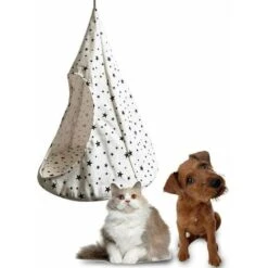 Letto Amaca Amaca Per Gatti Rimovibile Amaca Affusolata Tenda Per Animali Domestici Per Cani Di Piccola Taglia - S (senza Anello In Acciaio) -Cibi per gatti Italia 85913463 4
