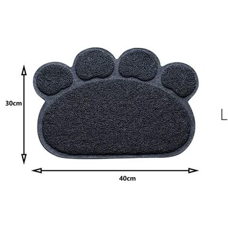 MINKUROW Tappetino Per Lettiera Per Gatti, 2 Pezzi Vaschetta Per Lettiera Per Gatti Grande Di Alta Qualità, Materiale In PVC, Graziosa Forma A Zampa Di Gatto, Impermeabile E Durevole, Facile Da Pulire 4 MINKUROW Tappetino Per Lettiera Per Gatti, 2 Pezzi Vaschetta Per Lettiera Per Gatti Grande Di Alta Qualità, Materiale In PVC, Graziosa Forma A Zampa Di Gatto, Impermeabile E Durevole, Facile Da Pulire - immagine 2