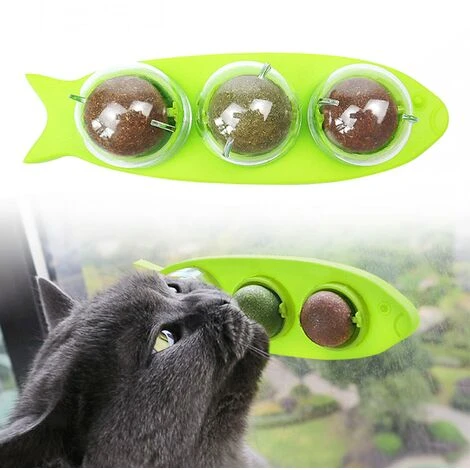 Catnip Ball Toy, 3 In 1 Rotating Natural Catnip Ball, Catnip Ball, Catnip Sicuro E Sano, Utilizzato Per Masticare Animali Domestici, Molto Adatto Per Gattini 3 Catnip Ball Toy, 3 In 1 Rotating Natural Catnip Ball, Catnip Ball, Catnip Sicuro E Sano, Utilizzato Per Masticare Animali Domestici, Molto Adatto Per Gattini