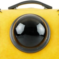 PrixPrime - Trasportino Per Cani E Gatti In Similpelle Gialla Con Finestra Da Astronauta -Cibi per gatti Italia 90821091 5