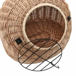 VIDAXL Trasportino Per Gatti 45x35x35 Cm In Salice Naturale -Cibi per gatti Italia 90938323 5