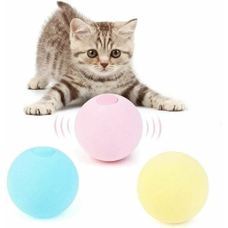 Smart Cat Toys Palla Interattiva Per Gatti Con Erba Gatta Giocattolo Da Addestramento Per Animali Domestici Accessori Per Palline Cigolanti Per Gatti Gattini Gattini (Giallo Cricket, Materiale EVA) 3 Smart Cat Toys Palla Interattiva Per Gatti Con Erba Gatta Giocattolo Da Addestramento Per Animali Domestici Accessori Per Palline Cigolanti Per Gatti Gattini Gattini (Giallo Cricket, Materiale EVA)
