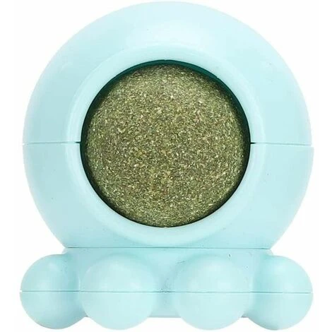 Palla Da Masticare Con Erba Gatta, Snack Per Gatti Spin Ball Leccare Caramelle Giocattolo Aiutare La Digestione Masticare Denti Puliti Stuzzicare Giocattolo Per Gatti (blu) 3 Palla Da Masticare Con Erba Gatta, Snack Per Gatti Spin Ball Leccare Caramelle Giocattolo Aiutare La Digestione Masticare Denti Puliti Stuzzicare Giocattolo Per Gatti (blu)