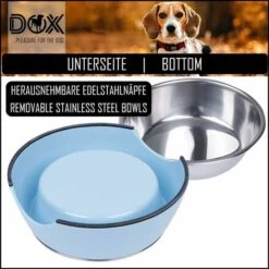 Ciotola Per Cani Antiscivolo - Ciotola Per Gatti - Ciotola Per Cani In Melamina In Acciaio Inossidabile - Per Cani Grandi E Piccoli - Blu, 700ml - Vari Colori E Dimensioni Disponibili -Cibi per gatti Italia 91194132 4