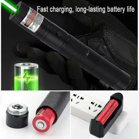 Puntatore Laser Verde Ad Alta Potenza 10000m 532nm Puntatore Laser Verde Ad Alta Potenza Con Puntamento Laser -Laser303- 6 Puntatore Laser Verde Ad Alta Potenza 10000m 532nm Puntatore Laser Verde Ad Alta Potenza Con Puntamento Laser -Laser303- - immagine 4