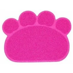 Tappetino Per Lettiera Per Gatti, Tappetino Per La Pulizia Della Ciotola Per Lettiera Per Gatti 30 X 40 Cm (rosa)