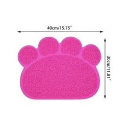 Tappetino Per Lettiera Per Gatti, Tappetino Per La Pulizia Della Ciotola Per Lettiera Per Gatti 30 X 40 Cm (rosa) -Cibi per gatti Italia 91731416 3