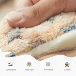 Letti Per Cani, Tappetini Ispessiti Lavabili A Mano E Lavabili In Lavatrice, Calde Coperte Autunnali E Invernali Per Cani E Gatti, Blu -Cibi per gatti Italia 91731942 3