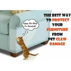 Set Di 6 Pellicole Protettive Autoadesive Con Spilli Per Mobili Contro Graffi Di Gatto 40 X 30 Cm -Cibi per gatti Italia 92034217 4