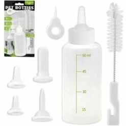 Biberon Per Cuccioli Di Gattino, Biberon Per Spazzolini Da Denti Per CuccioliPulisci La Cura Dell'allattamento Per Cani E Gatti New Pet Pet (60ml 56Vingt
