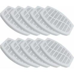 Filtri Di Ricambio Per Fontana D'acqua Da 10 Pezzi Per Cani E Gatti - Filtri Di Ricambio Per Pompe A Carbone Attivo E Cotone Per Fontane D'acqua Per Animali Domestici