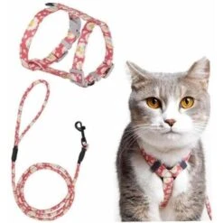 None Guinzaglio Regolabile Per Gatto Rosa M -Cibi per gatti Italia 92956613 4
