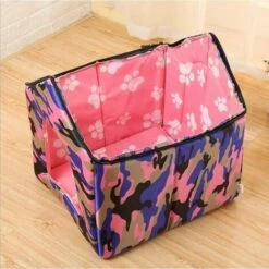 None Casetta Per Gatti Pieghevole 33x30x35cm Rosa -Cibi per gatti Italia 92957051 3