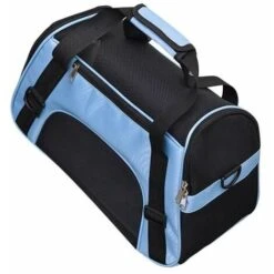 None Borsa Da Trasporto Gatto Blu In 43x28x19 Cm