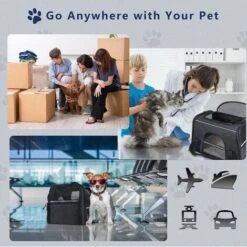 None Trasportino Per Gatti 17,7x11,4x12,2 Nero -Cibi per gatti Italia 92960177 4