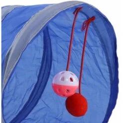 None Giocattolo Tunnel Per Gatti Colore Blu 49 X 25 Cm -Cibi per gatti Italia 92962856 3