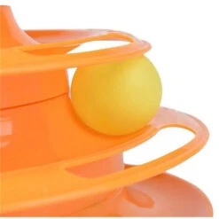None Giocattolo Per Gatti Con Torre Di Binario Giocattolo Per Animali/Giocattolo Per Gatti Con Torre Di Binario A 4 Strati Arancione -Cibi per gatti Italia 92970099 3