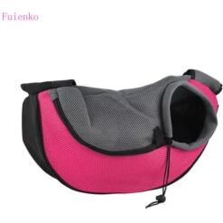 None Borsa A Tracolla Per Cane/Gatto Di Piccola E Media Taglia (Rosa) 48x12x20cm