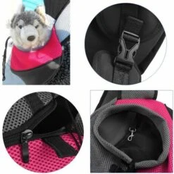 None Borsa A Tracolla Per Cane/Gatto Di Piccola E Media Taglia (Rosa) 48x12x20cm -Cibi per gatti Italia 92972739 4