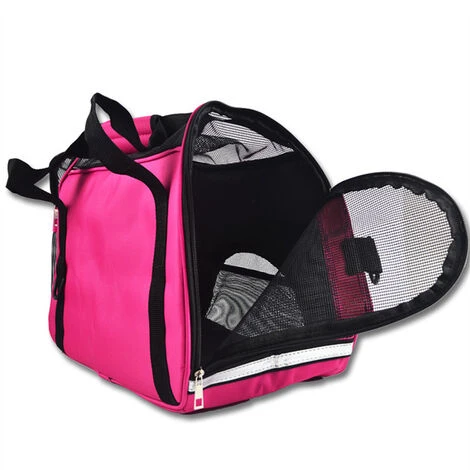 None Borsa Trasportino Borsa In Tela Per Animali Domestici Cane Gatto S Viaggio ROSA 43x20x29cm 6 None Borsa Trasportino Borsa In Tela Per Animali Domestici Cane Gatto S Viaggio ROSA 43x20x29cm - immagine 4