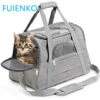 None Borsa Oxford Cane E Gatto Grigio
