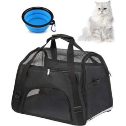 None Borsa Nera Per Animali Domestici 43×28×19 Cm