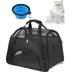 None Trasportino Per Cani E Gatti Gabbia Per Animali Domestici Morbida Borsa A Tracolla In Tessuto Per Il Trasporto