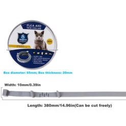 Collari Per Animali Domestici, Antipulci E Zecche Per Gatti Prevenzione Pulci E Zecche 8 Mesi Cat Dogs Gattini Collari Antipulci (per Gattino E Cucciolo 38 Cm) -Cibi per gatti Italia 93427769 4