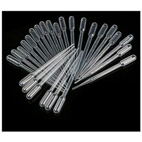 Pipette Di Trasferimento In Plastica, 3 Ml, 40 Pezzi 5 Pipette Di Trasferimento In Plastica, 3 Ml, 40 Pezzi - immagine 3
