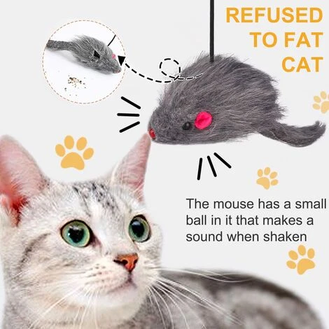 Giocattolo Per Gatti 2 Pezzi, Giocattolo Per Gatti Appeso Interattivo, Topo Giocattolo Per Gatti, Rompicapo Con Ventosa, Giocattolo Interattivo Per Gatti Con Corda E Topo Di Peluche 5 Giocattolo Per Gatti 2 Pezzi, Giocattolo Per Gatti Appeso Interattivo, Topo Giocattolo Per Gatti, Rompicapo Con Ventosa, Giocattolo Interattivo Per Gatti Con Corda E Topo Di Peluche - immagine 3