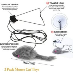 Giocattolo Per Gatti 2 Pezzi, Giocattolo Per Gatti Appeso Interattivo, Topo Giocattolo Per Gatti, Rompicapo Con Ventosa, Giocattolo Interattivo Per Gatti Con Corda E Topo Di Peluche 11 Giocattolo Per Gatti 2 Pezzi, Giocattolo Per Gatti Appeso Interattivo, Topo Giocattolo Per Gatti, Rompicapo Con Ventosa, Giocattolo Interattivo Per Gatti Con Corda E Topo Di Peluche -Cibi per gatti Italia 94284997 5