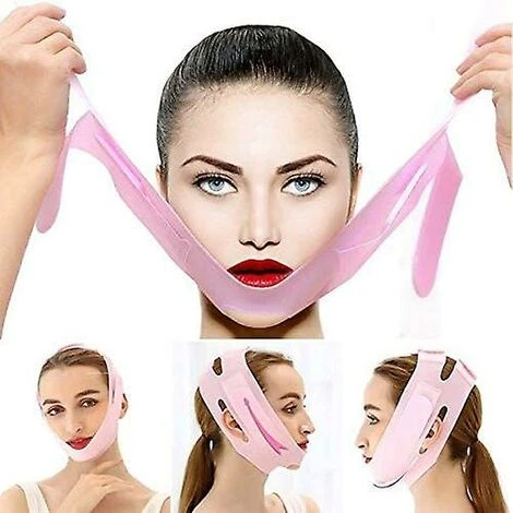 Silicone Face Shaper Lift Face Massager Strumento Dimagrante Cintura Massaggiatore Facciale Antirughe Ridurre Il Doppio Bendaggio Del Mento Bel Supporto, Maschera, Cintura, Bello 5 Silicone Face Shaper Lift Face Massager Strumento Dimagrante Cintura Massaggiatore Facciale Antirughe Ridurre Il Doppio Bendaggio Del Mento Bel Supporto, Maschera, Cintura, Bello - immagine 3