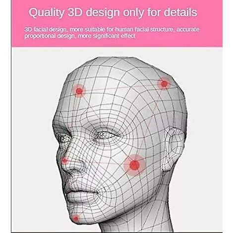 Silicone Face Shaper Lift Face Massager Strumento Dimagrante Cintura Massaggiatore Facciale Antirughe Ridurre Il Doppio Bendaggio Del Mento Bel Supporto, Maschera, Cintura, Bello 6 Silicone Face Shaper Lift Face Massager Strumento Dimagrante Cintura Massaggiatore Facciale Antirughe Ridurre Il Doppio Bendaggio Del Mento Bel Supporto, Maschera, Cintura, Bello - immagine 4