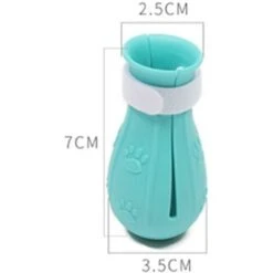 Silicone Pet Cat Soft Cover Antigraffio Scarpe Da Artiglio Strumento Doccia Da Bagno -Cibi per gatti Italia 94290153 3