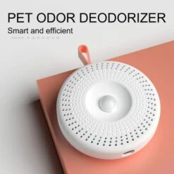 Deodorante Per Lettiera Per Gatti Con Ricarica USB Mini Purificatore D'aria Per Animali Domestici Eliminatore Di Odori Particolari, Per Toilette Per Cani, Auto, Guardaroba -Cibi per gatti Italia 94292309 3