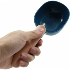 Pala Per Alimenti Per Animali Domestici - Pala Per Cibo Cani Maniglia Per Animali Domestici Con Clip Sotto Cane Gatto Libro Pala Cucchiaio Da Cucina 2 Pezzi (indaco+polvere, Grigio Verde) -Cibi per gatti Italia 94294316 5