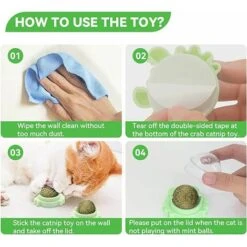 2 Pezzi Palla Di Erba Gatta Con Coperchio, Rotazione A 360°, Palla Da Muro Di Erba Gatta, Giocattolo Di Erba Gatta, Giocattolo Per Gatti, Palla Di Erba Gatta -Blu 11 2 Pezzi Palla Di Erba Gatta Con Coperchio, Rotazione A 360°, Palla Da Muro Di Erba Gatta, Giocattolo Di Erba Gatta, Giocattolo Per Gatti, Palla Di Erba Gatta -Blu -Cibi per gatti Italia 94307480 5
