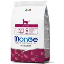 Monge Natural Superpremium Indoor Gatto Ricco Di Pollo 400gr
