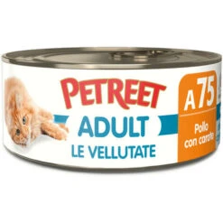 Petreet Natura Le Vellutate Per Gatto Da 70 Gr A75 - Pollo E Carote